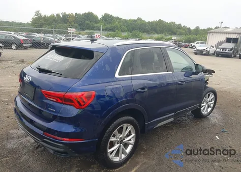2025 Audi Q3 Premium 45 Tfsi S Line Quattro Tiptronic from USA, damaged, VIN WA1EECF31S1009307